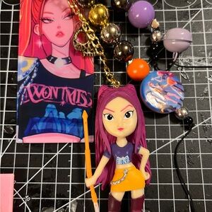 K-pop Colorful Fashion Doll Bag/BookJournal Charms